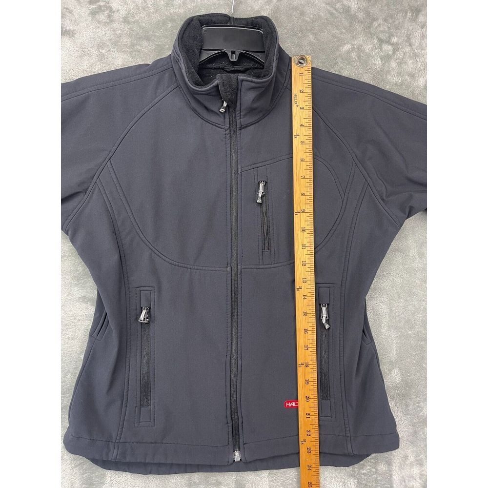 Halti Women's Size 38 Jacket Storm Wall Soft Shell Black Long Sleeve‎ Full Zip - Picture 4 of 13